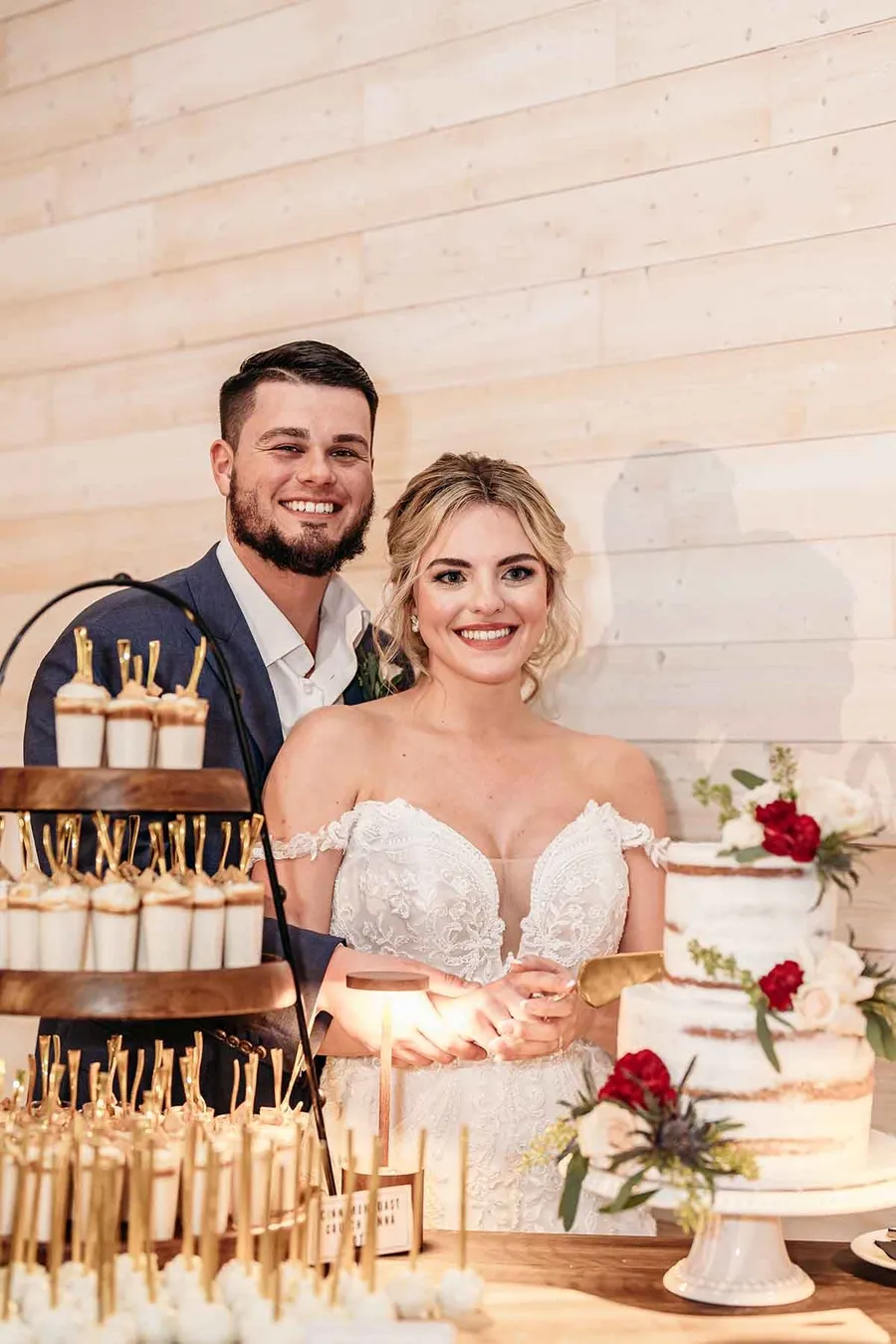 Savanah beside the cake and dessert bar