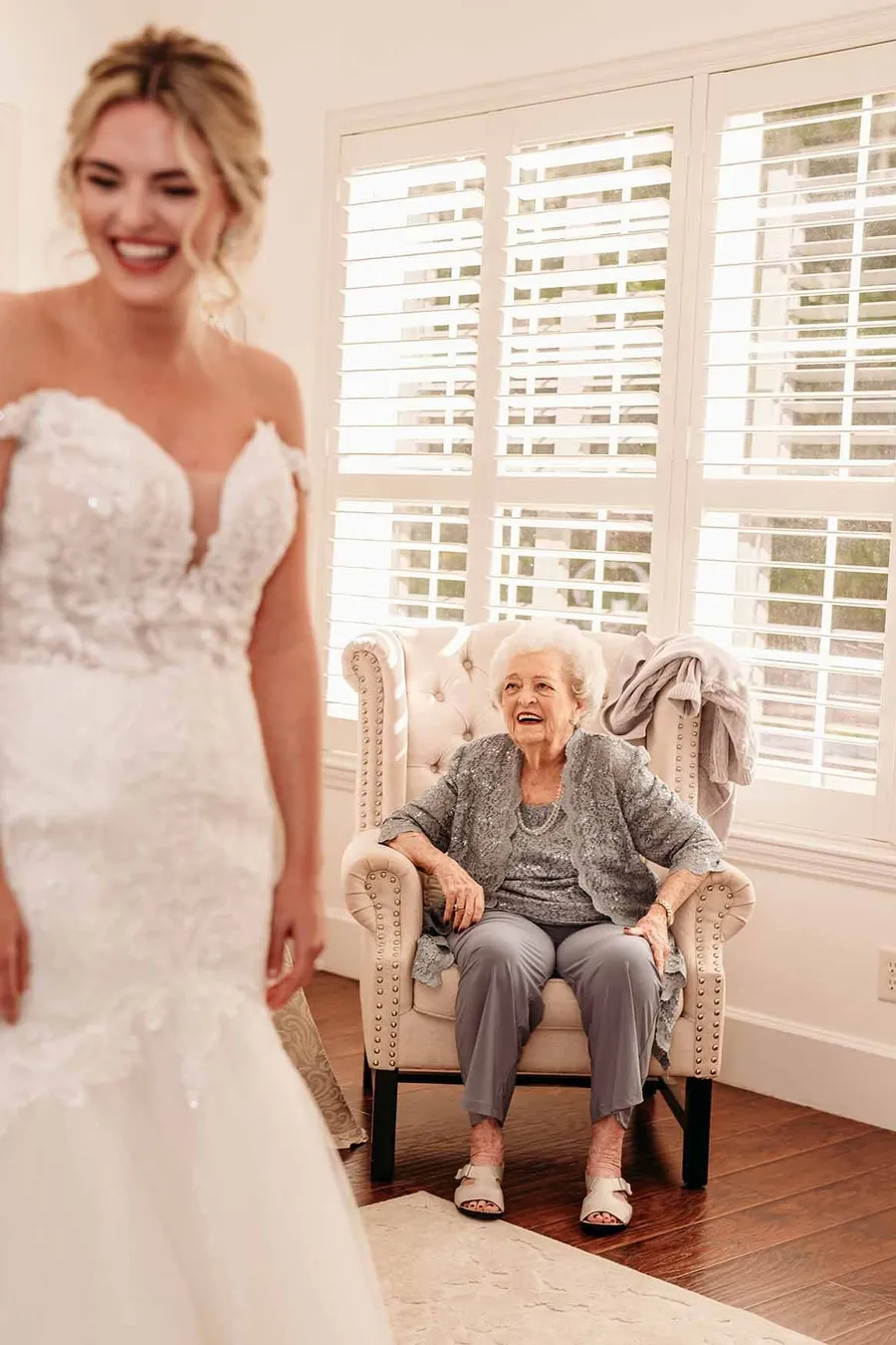 Savanah with her grandmother