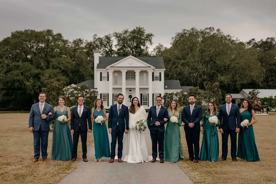 Matt and Marilia's wedding party